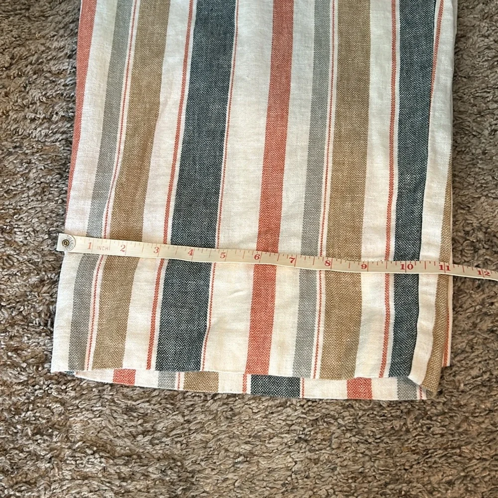 MADEWELL WIDE LEG COTTON LINEN BLEND PANTS - Picture 5 of 6